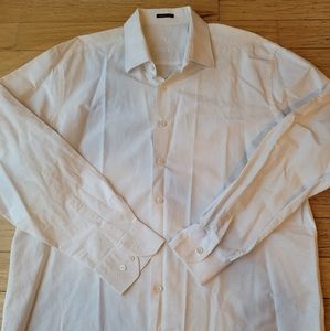 White Bugatchi button down shirt